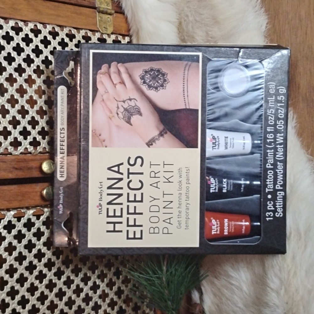 Tulip Henna Body Art Kit NWT